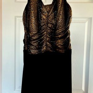 Frank Lyman| Royal Purple Stretch Formal Dress Polyester Spandex mix